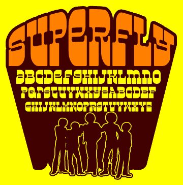 Superfly Czcionka