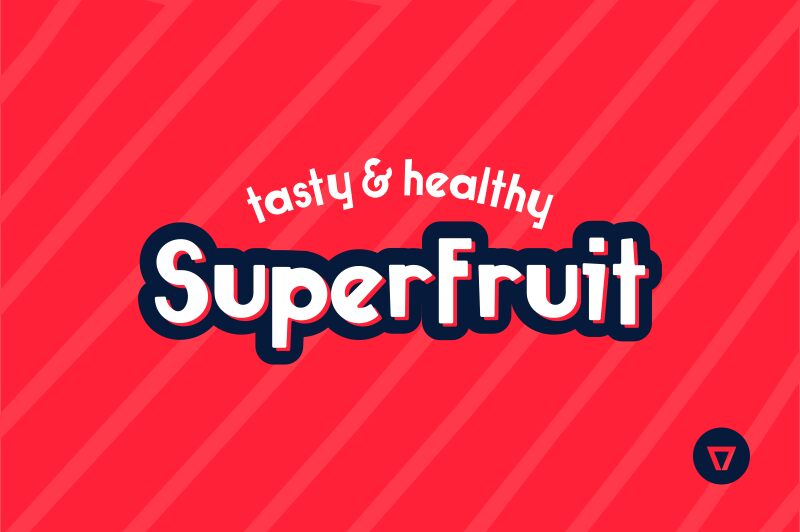 Superfruit Schriftart