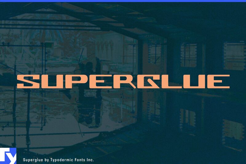 Superglue Schriftart