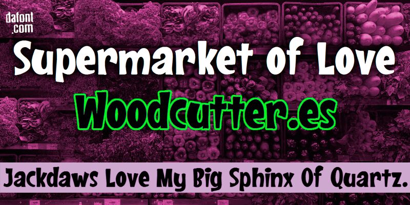 Supermarket of Love Schriftart