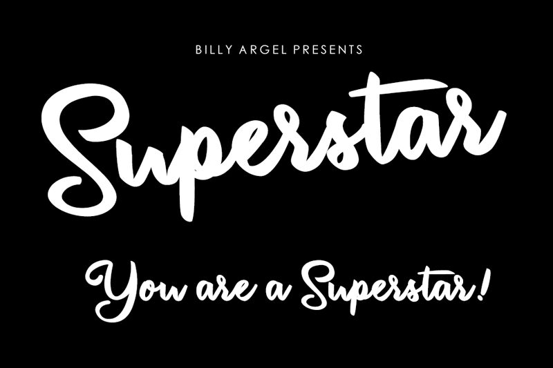 Superstar Personal Use フォント