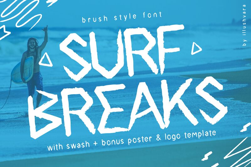 Surf Breaks Schriftart