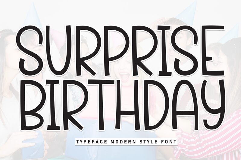 Surprise Birthday Czcionka