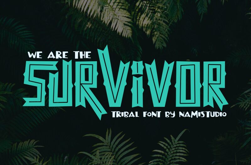 SURVIVOR Schriftart