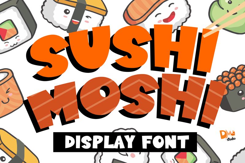 Sushi Moshi Schriftart
