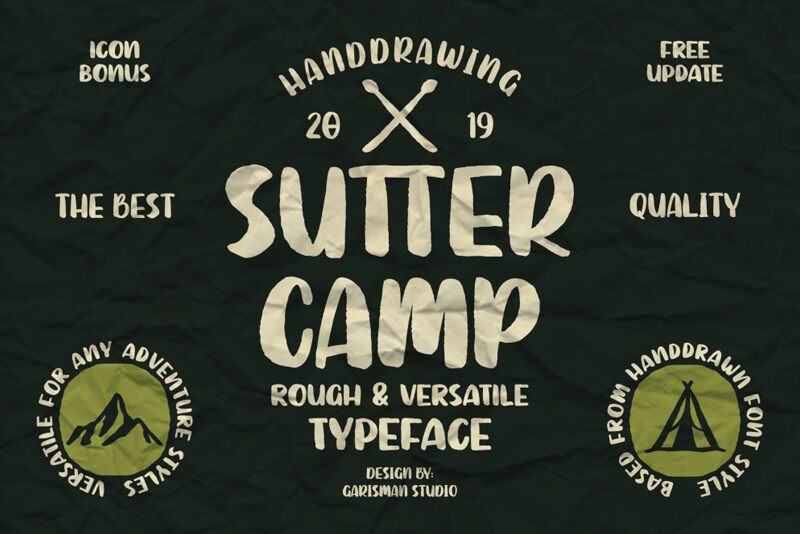 Sutter Camp Czcionka