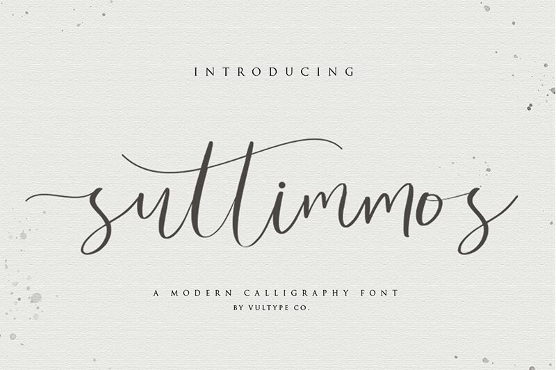 suttimmos Schriftart