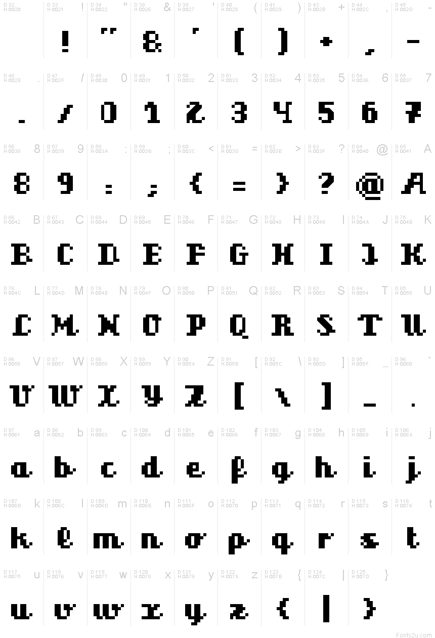 superscript-font-fonts2u