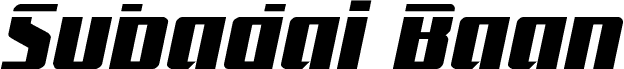 Subadai Baan Laser Italic