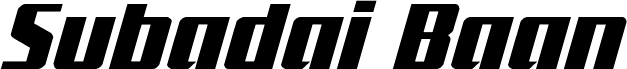 Subadai Baan Super-Italic