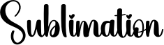 Sublimation