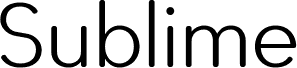 Sublime Regular