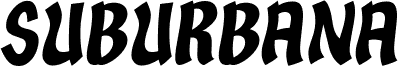 Suburbana2023 字体
