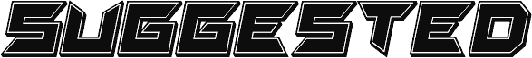 Suggested 3D Filled Italic