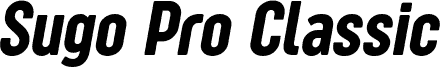 Sugo Pro Classic Trial Italic