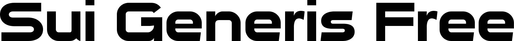 Sui Generis Free font | Fonts2u.com