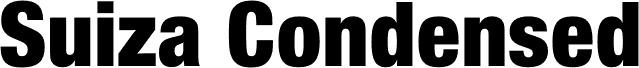 Suiza Condensed DEMO Black