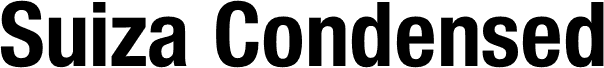 Suiza Condensed DEMO Bold