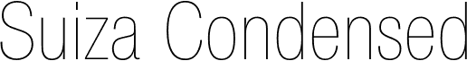 Suiza Condensed DEMO ExtraLight
