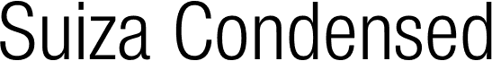 Suiza Condensed DEMO