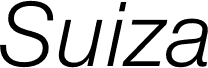 Suiza DEMO Italic