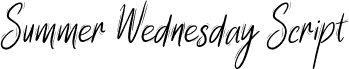Summer Wednesday Script
