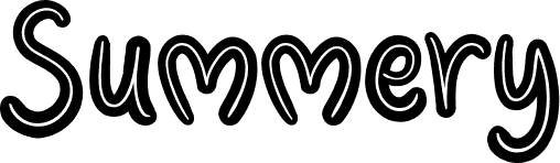 Summery font