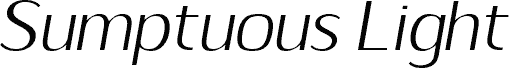 Sumptuous-LightItalic