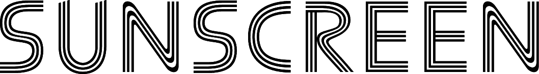 Sunscreen-TrilineEqual font | Fonts2u.com