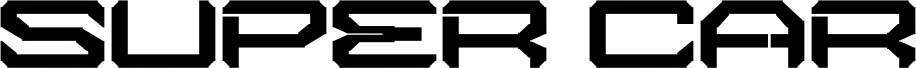 Preview of the Super Car Exp ML Demo font