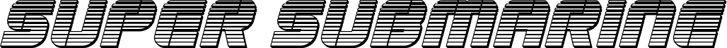 Super Submarine Chrome Italic
