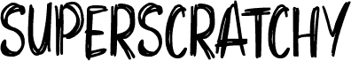 Попередній перегляд шрифту Superscratchy