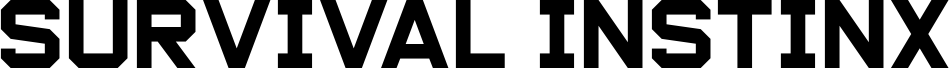 Preview of the Survival Instinx font