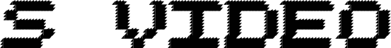 Preview of the s-video Regular font