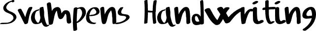 Svampens Handwriting