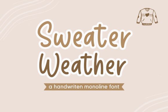 Sweater Weather Carattere