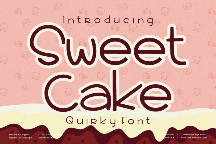 Sweet Cake Schriftart