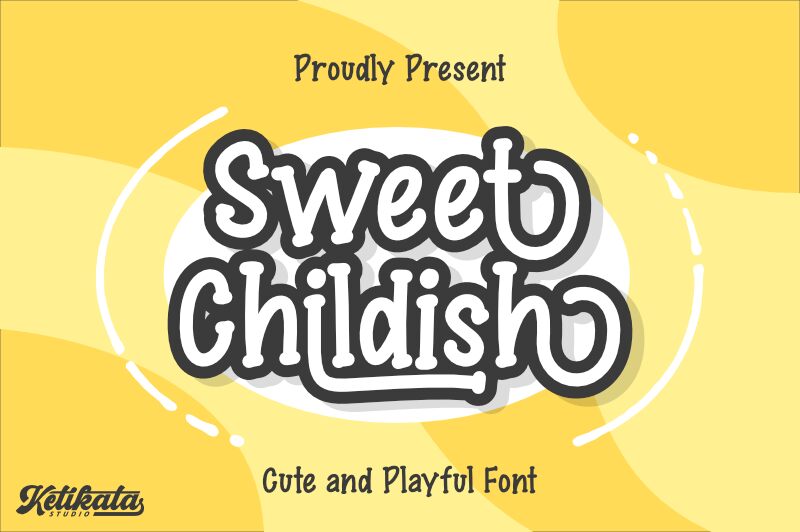Sweet Childish Schriftart