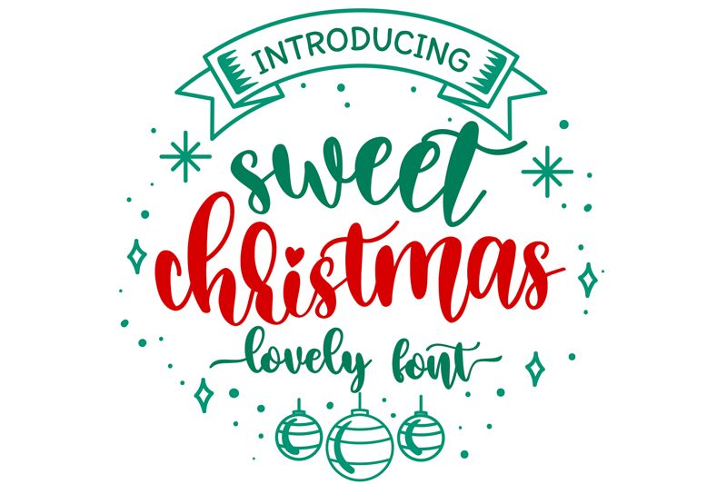Sweet Christmas Czcionka