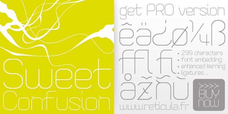Sweet Confusion Czcionka