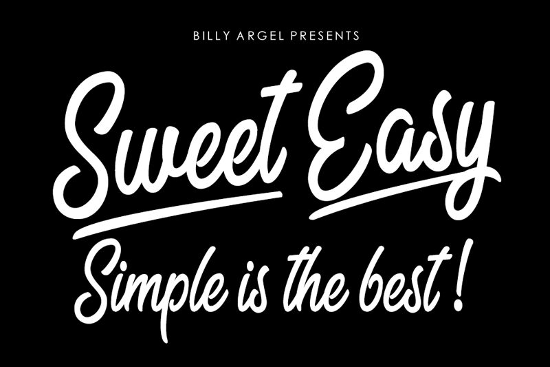 Sweet Easy الخط