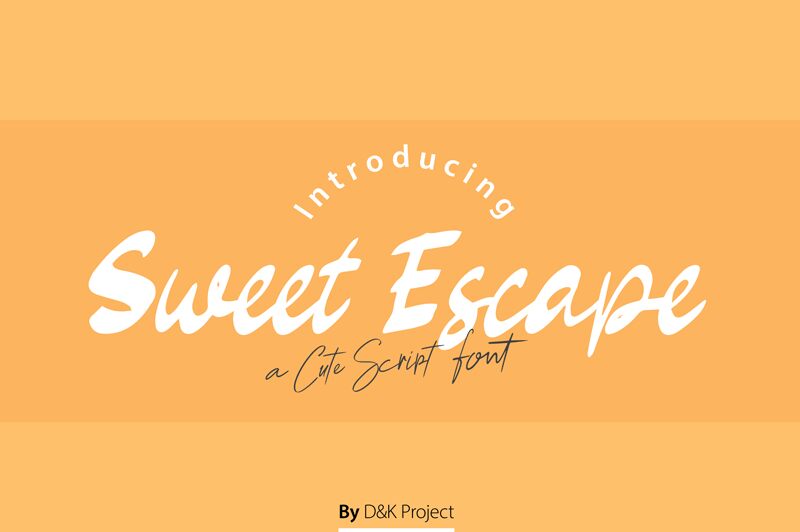 Sweet Escape Schriftart