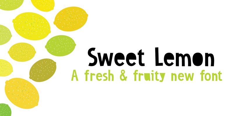 Sweet Lemon Schriftart