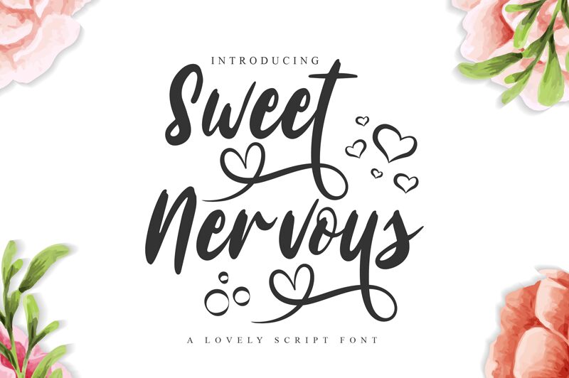 Sweet Nervous Czcionka