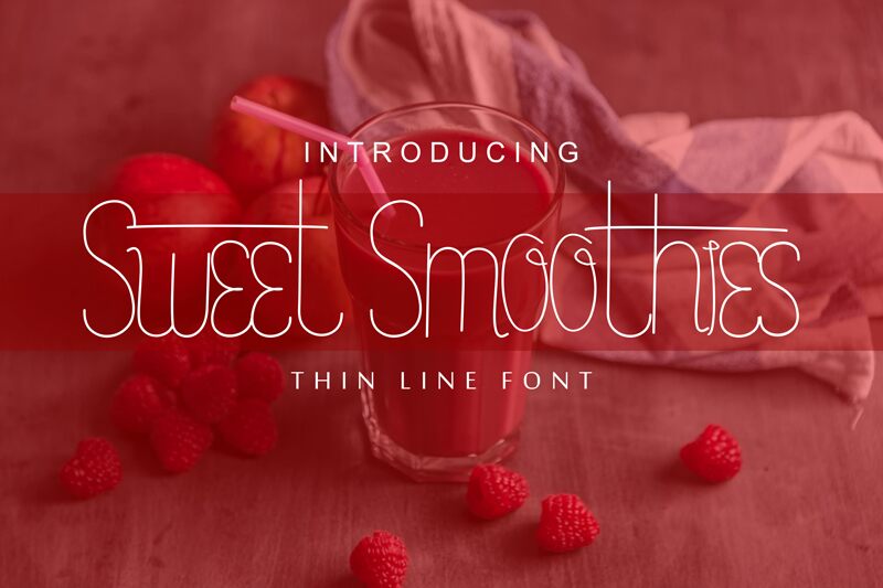 Sweet Smoothies Fonte