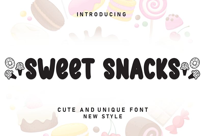 Sweet Snacks Font