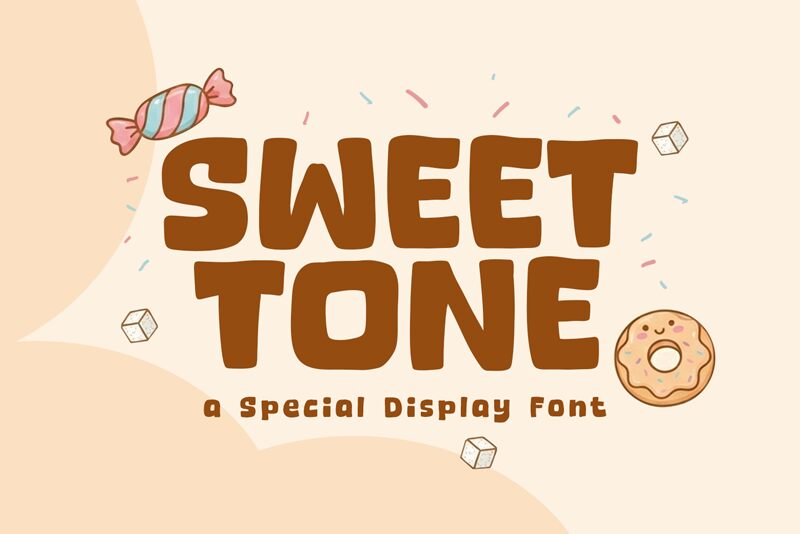 Sweet Tone font presentation and specimen