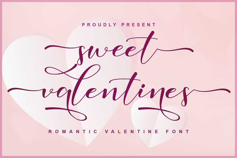 Sweet Valentines Fonte