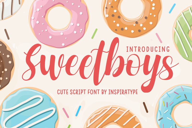 Sweetboys Czcionka