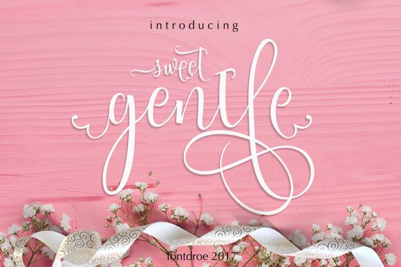 Sweetgentle Schriftart